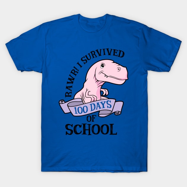 100 Days Of School Teacher's T-shirt T-Shirt by KsuAnn